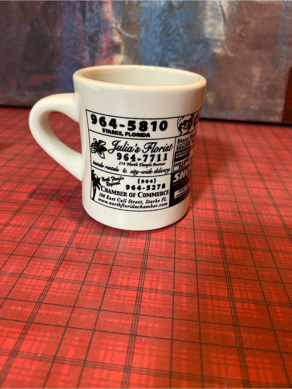 Vintage Newspaper Print Coffee Mug